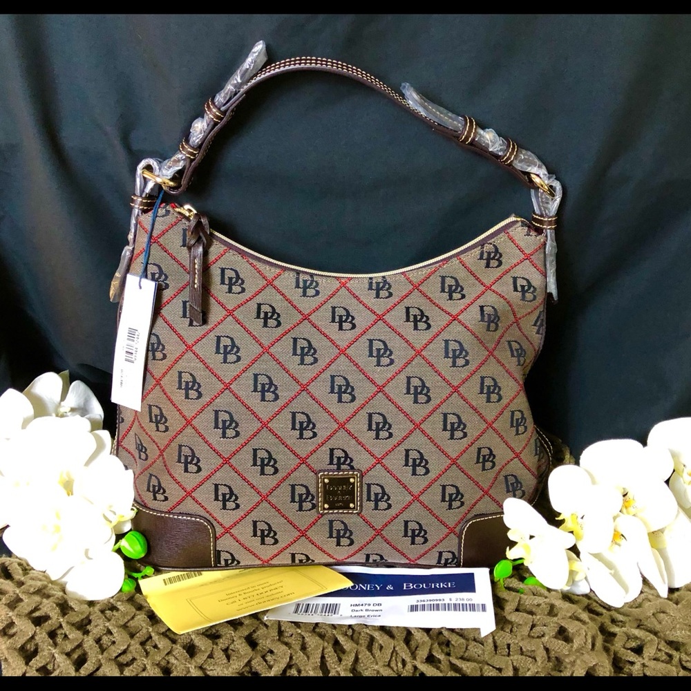 Dooney & Bourke Signature Erica Hobo